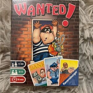 Ravensburger Wanted! Card Game - Red, Blue, Brown